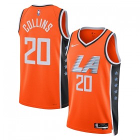 Dres Los Angeles Clippers John Collins Nike 2025-26 City Edition Naranča Swingman